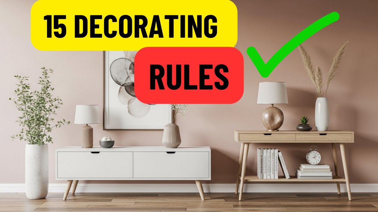 🏡 Fifteen decorating rules that will change your life 🏡 - YouTube