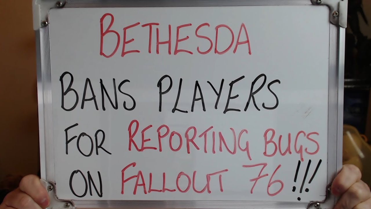 BETHESDA BAN Players Trying to FIX FALLOUT 76!!! - YouTube