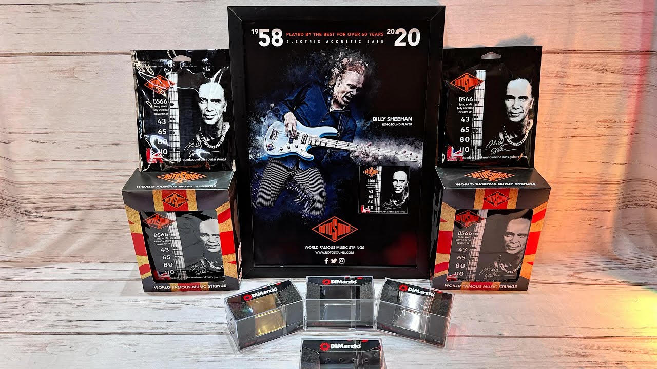Set Dimarzio e Rotosound: Billy Sheehan
