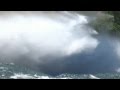 Barge (Butt) hits wave