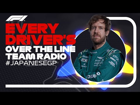 Every Driver's Radio At The End Of Their Race | 2022 Japanese Grand Prix