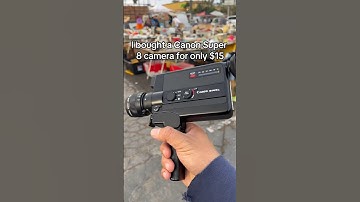 I Found a Rare Canon 514XL Super 8 Camera for only $15 #canon #super8 #film