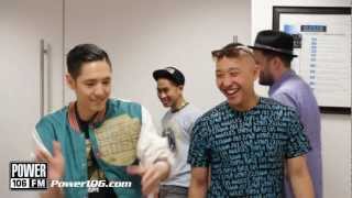 Far East Movement's performance with all of the Power 106 Dj's - Turn Up The Love Resimi