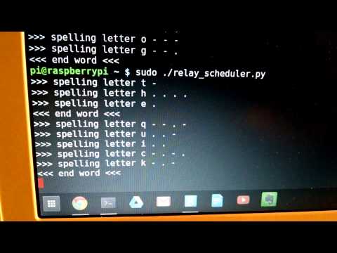 Raspberry pi + Morse code