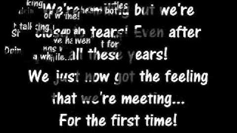 The Script  For The First Time lyrics