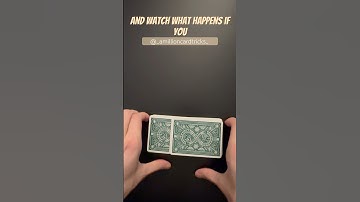 The Push Through False Shuffle - Tutorial #magic #tricks #tutorial