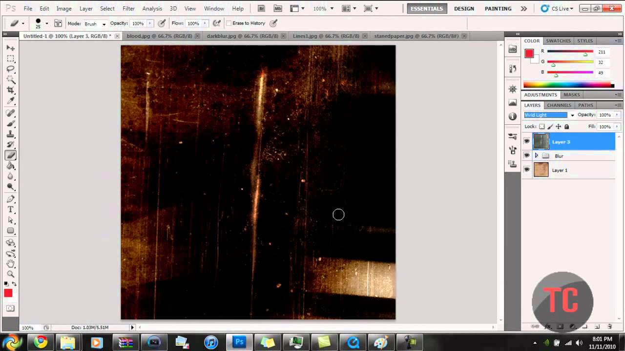 Grunge Effect In YouTube