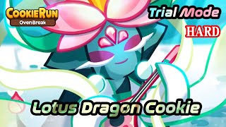 Cookie Run: OvenBreak - Lotus Dragon Cookie (Trial Mode - Hard)