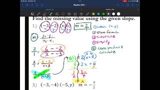 Unit 3 Lesson 2 Part 3 - Missing coordinate