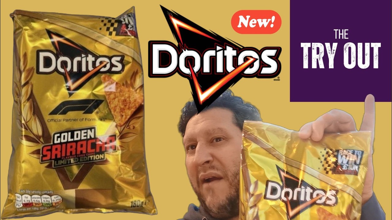 New to the UK: Golden Sriracha Doritos! But are they any good?