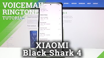 How to Change Voicemail Notification Sound in Xiaomi Black Shark 4 - Incoming Notification Melody