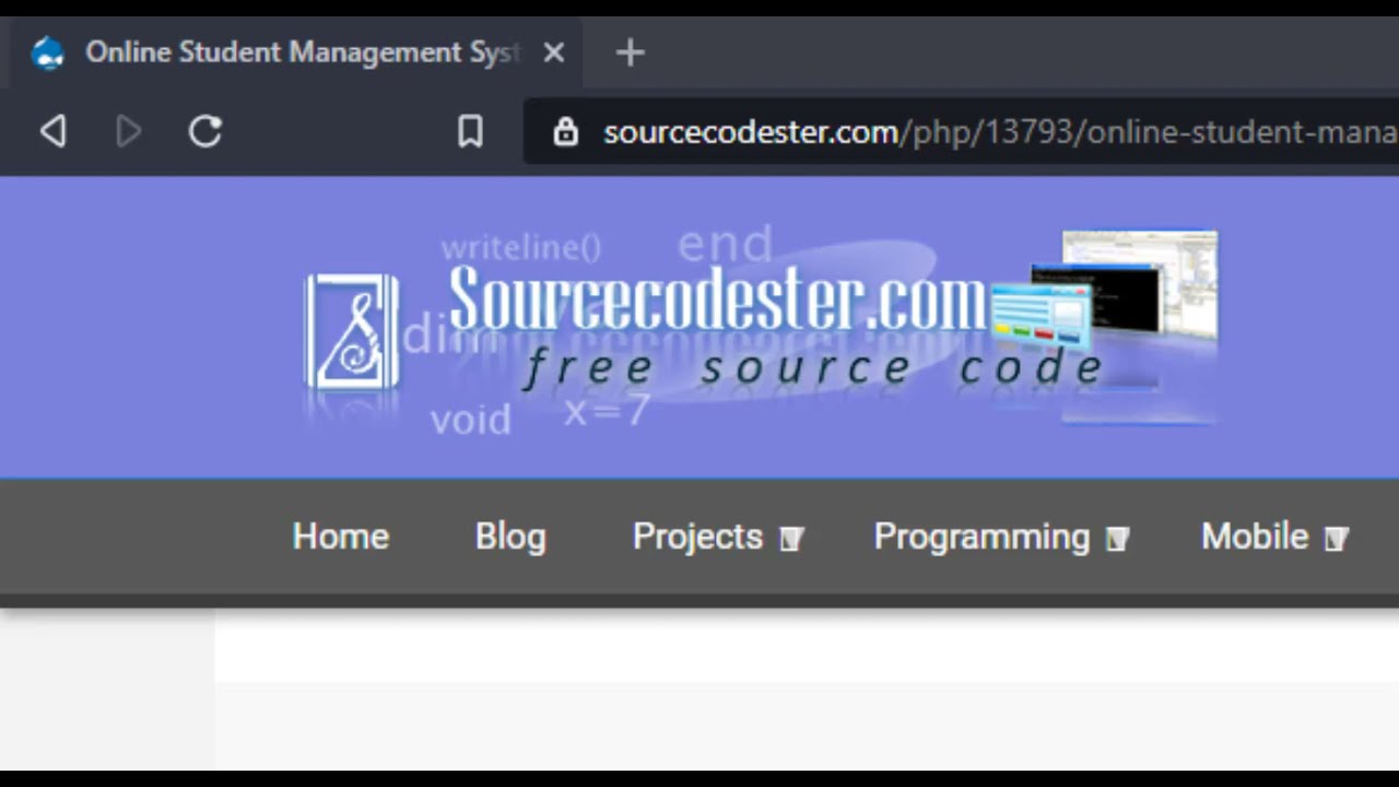 Online Student Management System in PHP/PDO DEMO
