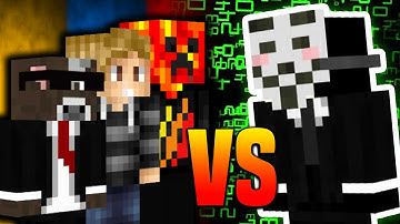 THREE YOUTUBERS vs ONE HACKER! | Minecraft MICRO BATTLES #50