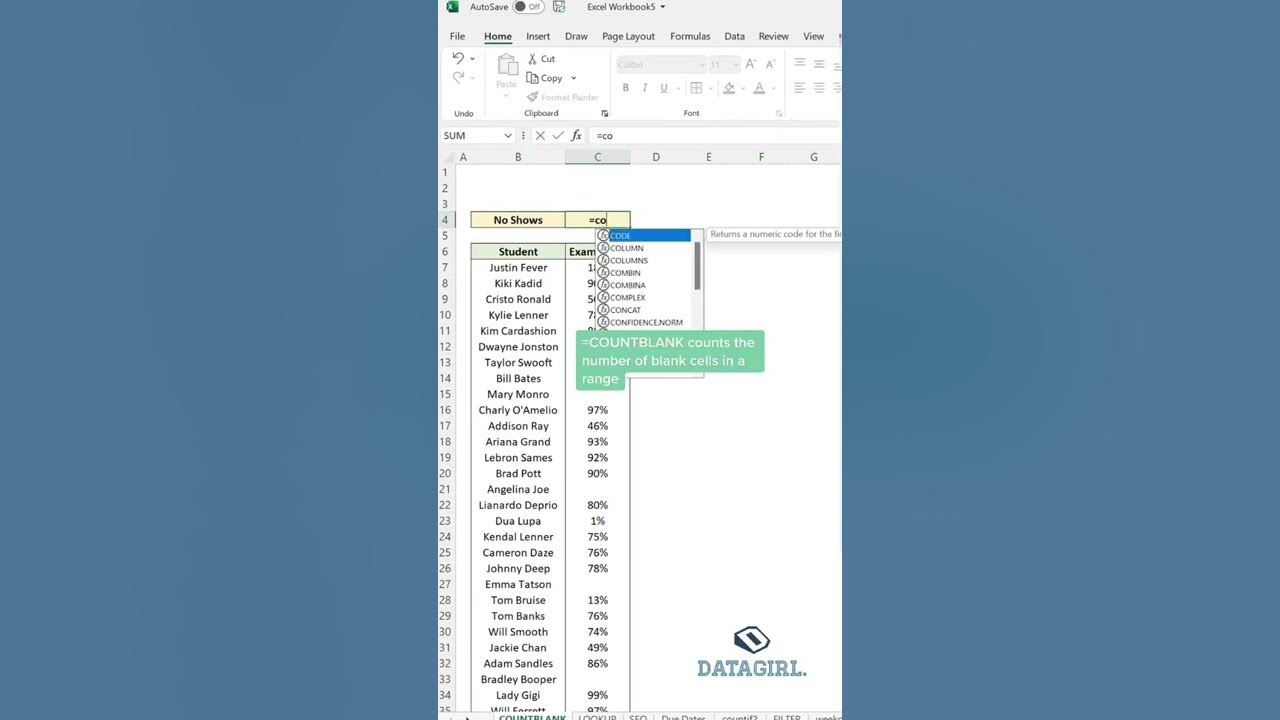 How To Count Blanks In Excel