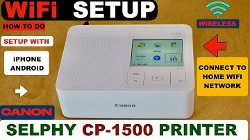 Canon SELPHY CP-1500 WiFi Setup, Connect To Home WiFi Network & Add in Your SmartPhone !