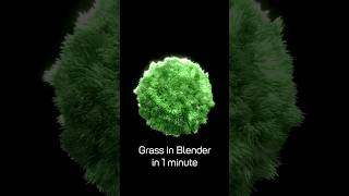 Grass in Blender in 1 Minute