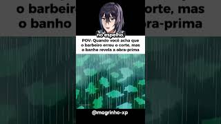 quando você CORTA O CABELO e toma banho #memes