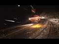 Raw video: Snow along Highway 29 in Napa County near Calistoga