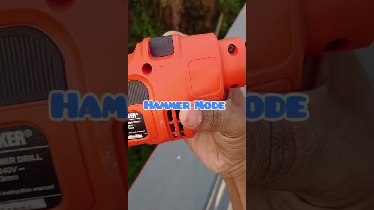 Homemade Drill Machine VS Black Decker 