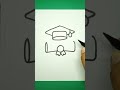 How To Draw Graduation Cap And Diploma 