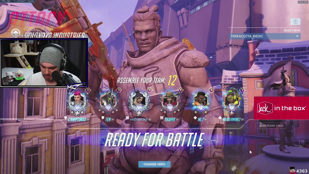 ML7 ANA + BAPTISTE Overwatch Gameplay Season 26 Top 500