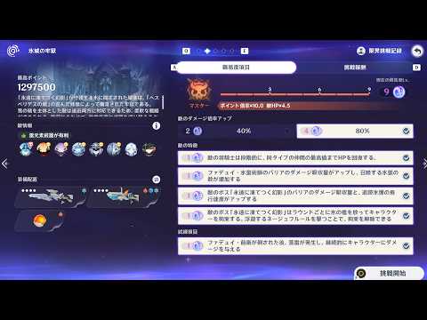 【原神】氷城の牢獄の攻略【絶境挑戦】