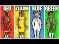 Best NBA Player from every Jersey Color! (NBA Comparison Animation)