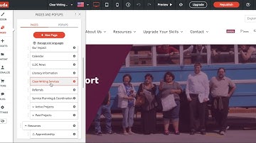 Managing Pages on Duda.co