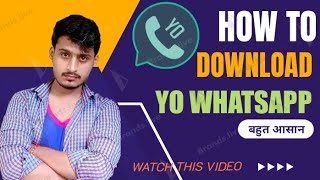 How to download yo whatsapp 2023 hindi । Download yo whatsapp 2023 screenshot 5