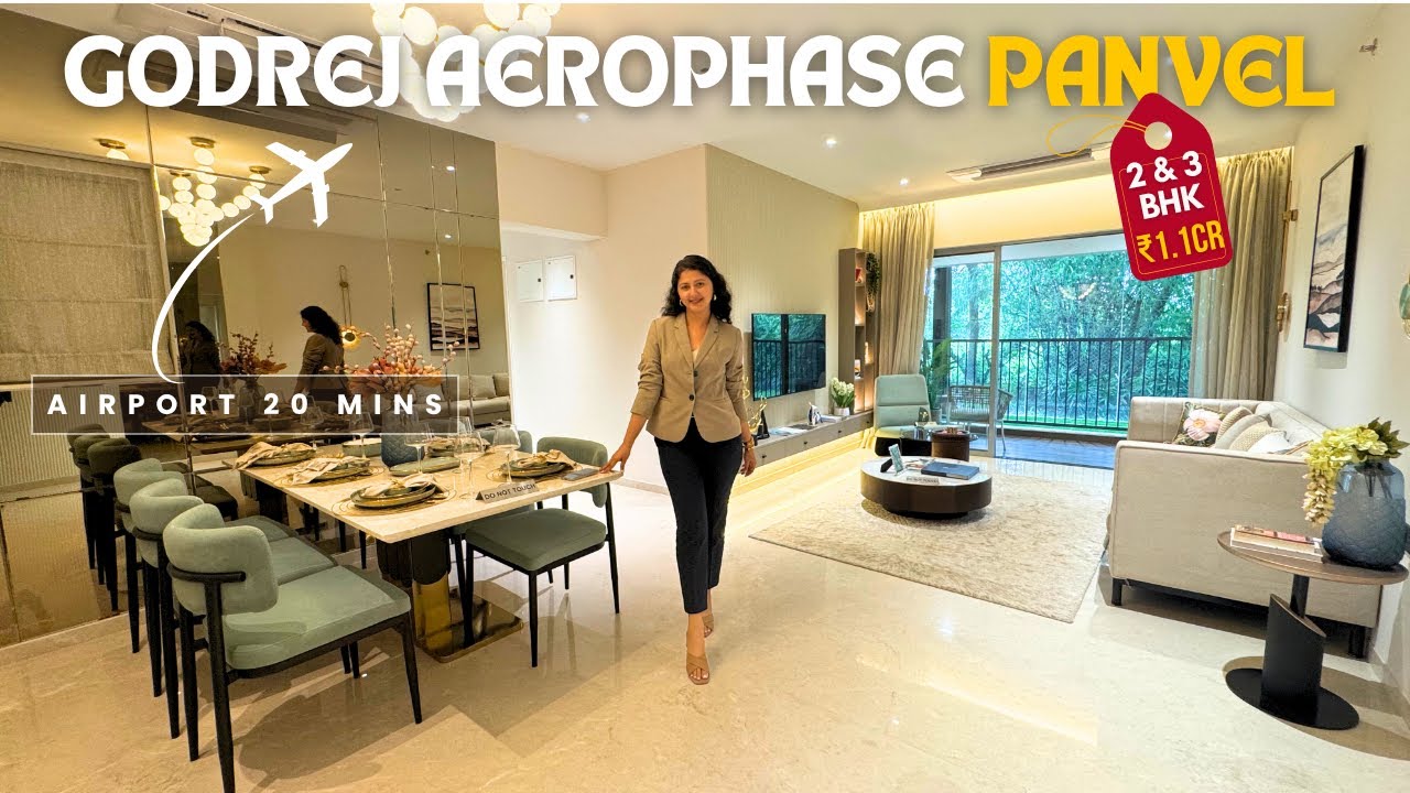 Роскошные апартаменты Godrej Aerophase Panvel с 2 и 3 спальнями и видом на поле для гольфа в Navi...