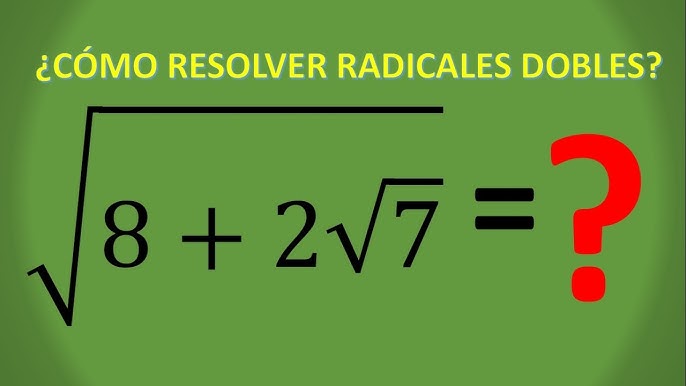 PreUniversitario - Ejer. Simplificar raíz cuadrada dentro de otra raíz👍✍️😬🇧🇴