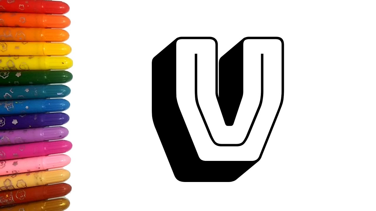 Abc Alphabet Song Drawing Letter V Easy YouTube