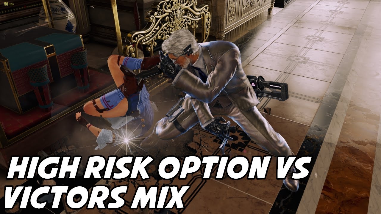 Victors scary mix at the wall!