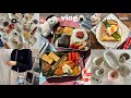 vlog》料理好きな社会人の日常と自炊記録🍙｜お気に入りの食器紹介🍽️｜手作りお弁当を持ってピクニック🧺｜明太子リゾットetc….