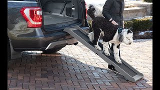 WeatherTech PetRamp, Folding Dog Ramp for Large Dogs to 300 Pounds, Traction Grip Ramps Universal fo screenshot 4
