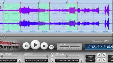 Song Surgeon Version 3 - Navigation between loops - Jump To buttons