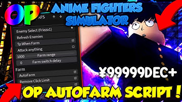 Anime Fighters Simulator Hack 🔥 OP AUTO KILL HACK - INSTANT BOSS - GOD MODE HACK 🔥 Roblox AFS Script