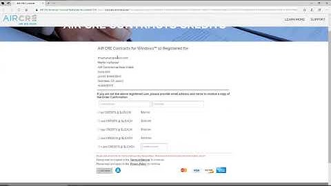 AIR CRE Contracts - Ordering Credits