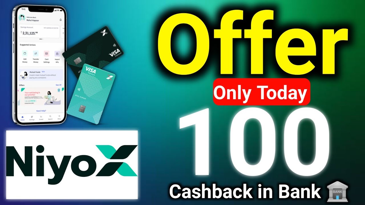 Niyox birthday Offer 100 cashback only Today