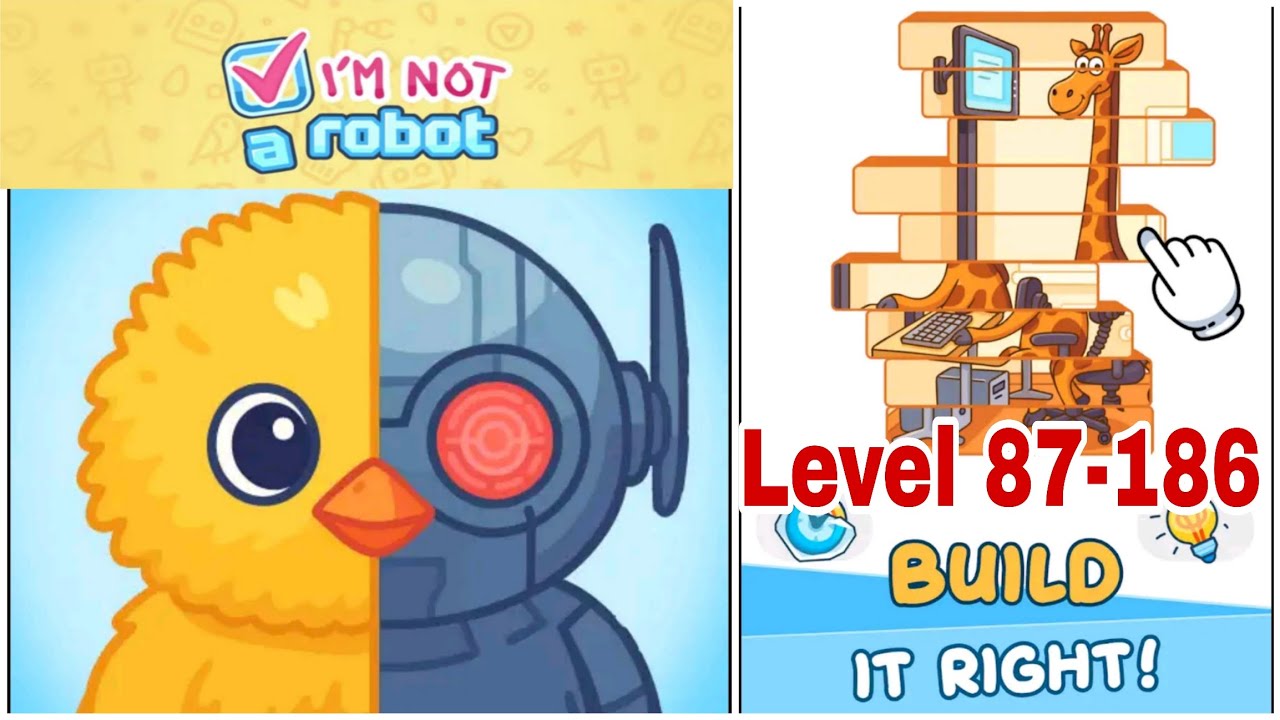 I am Not a Robot - Brain Test - Gameplay Walkthrough Part 1 - Level 87-186 (iOS, Android)