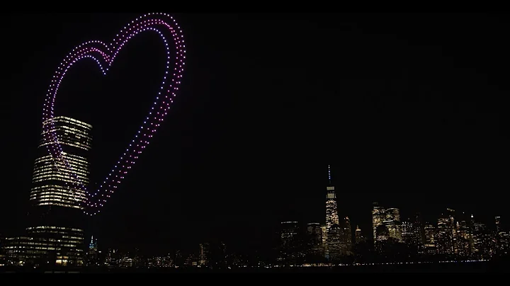 500 Drones over New York sky to Celebrate 10 Years of Candy Crush - DayDayNews