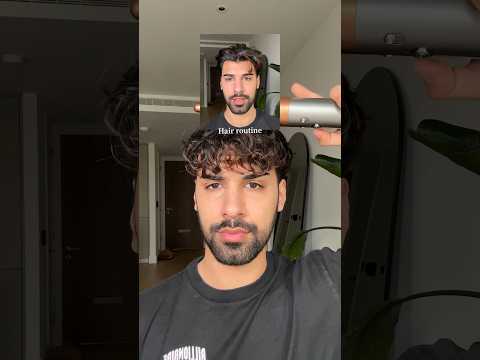 Men’s hair routine