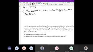 S05 - Lesson 4 - One Tailed Hypothesis Tests for Binomial Distribution