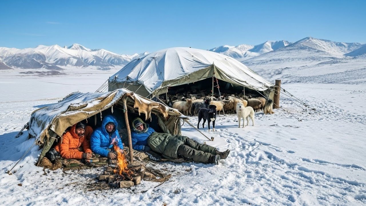 Surviving Shepherd Life in One of the Coldest Regions of Afghanistan | Winter Extreme Survival