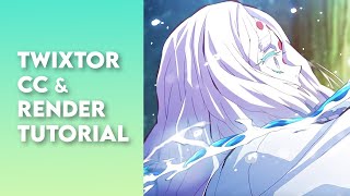 my twixtor /cc/ render tutorial - after effects