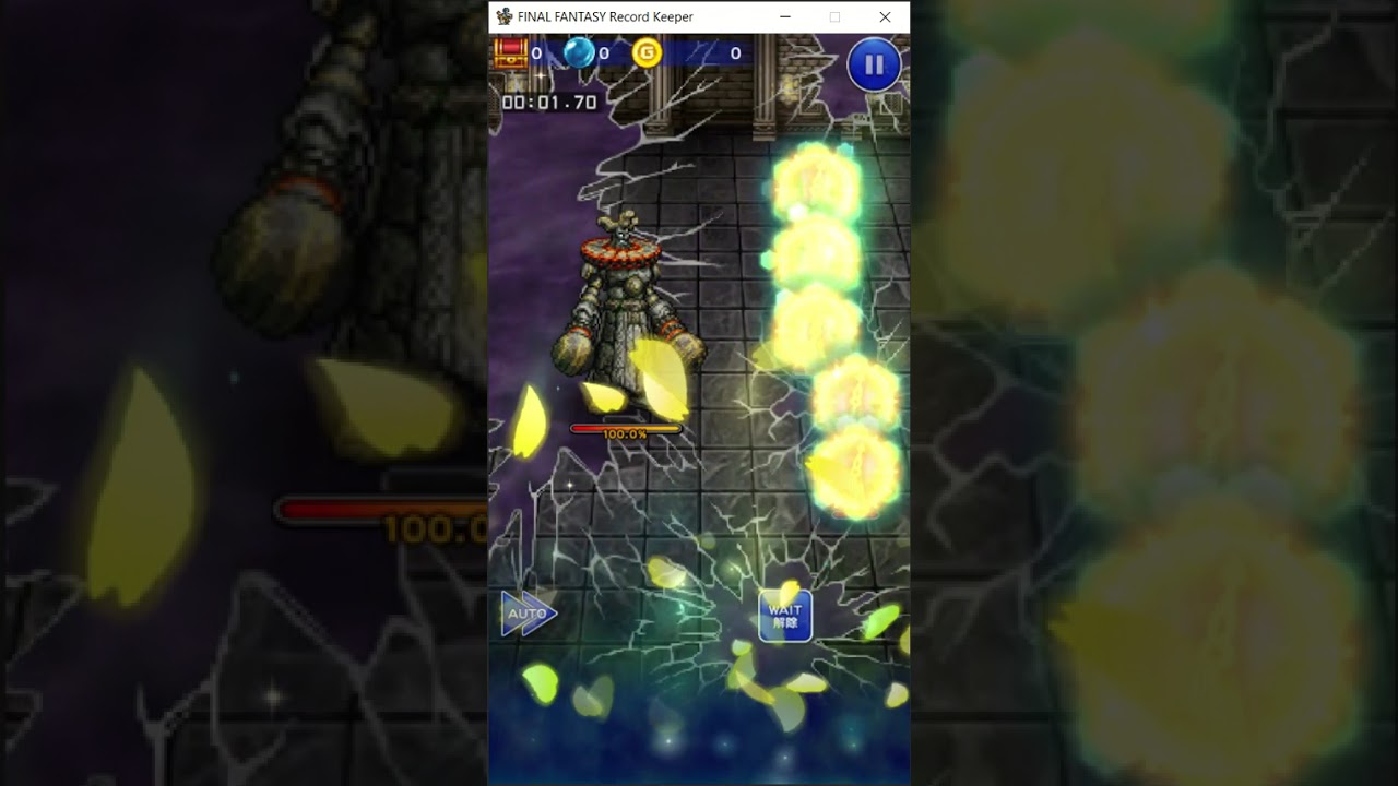 FFRK JP - Dr.Mog's Trials full walkthrough (Ice physical party, part 1)