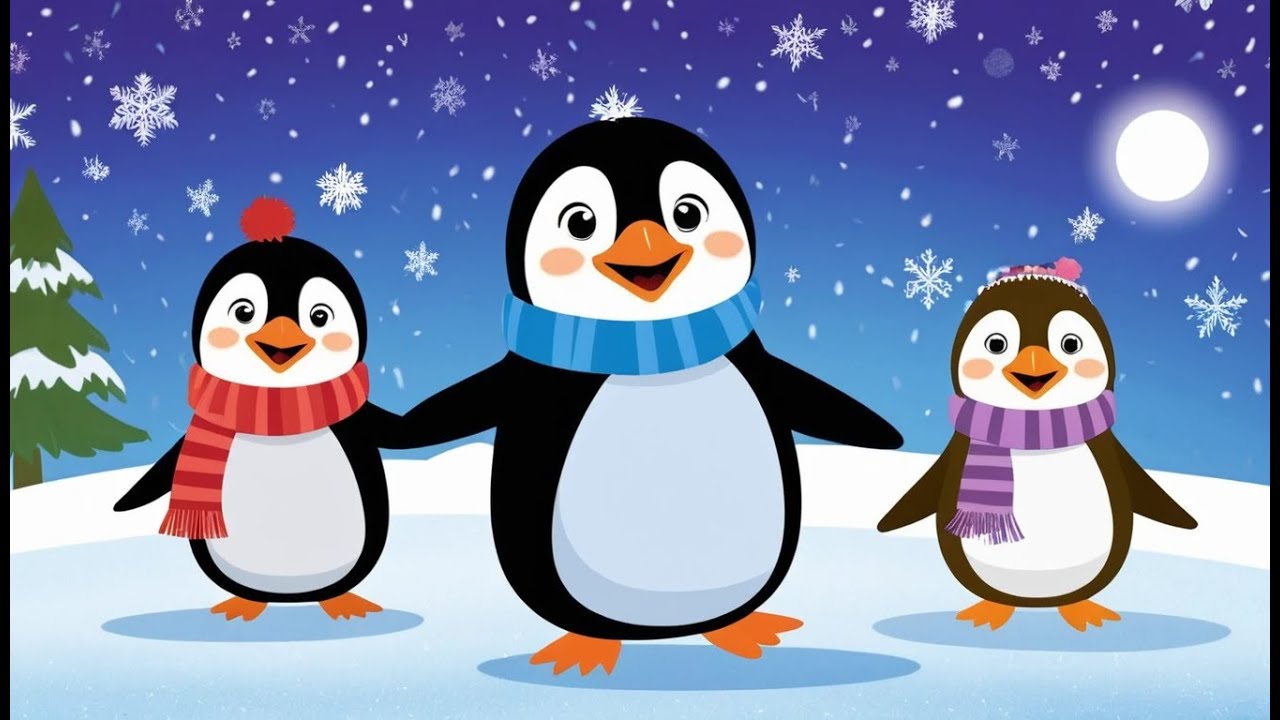 The Penguin Who Loved to Spin | Fun Winter Dance Song & Nursery Rhyme ...