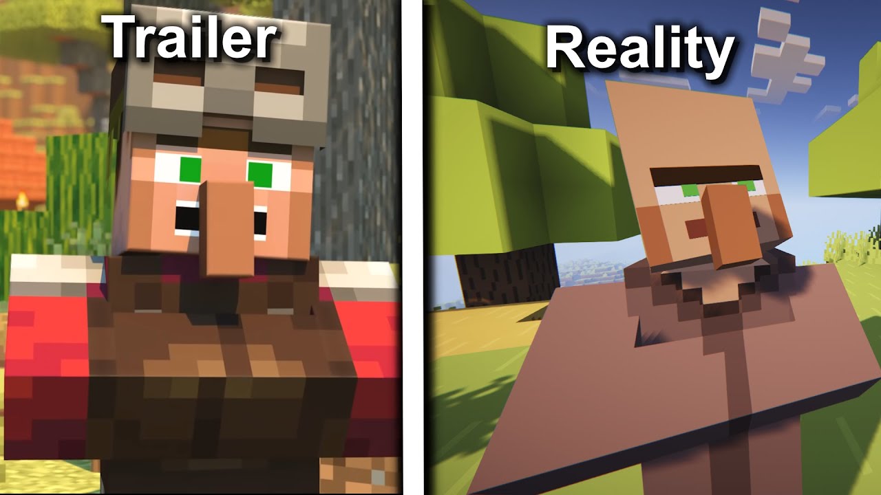 I made Minecraft look Exactly like the Trailer