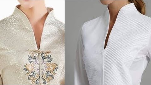How to make a Built Up Collar / High Neck Collar / Neckline
