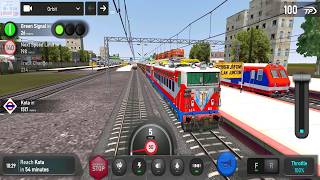 Old Rajdhani Express Train Game Download | Indian Train Simulator Game Android Gameplay screenshot 1